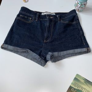 Rolled Jean Shorts